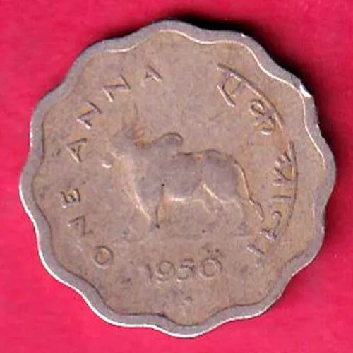 GOVERNMENT OF INDIA 1950 ONE ANNA SK 911