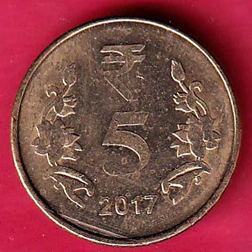 mule Republic India 2017 Five Rupee Coin Sk 1213