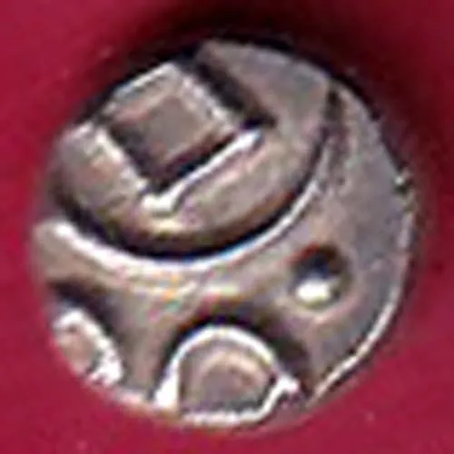 travancore state rajaram verma iv silver chukram coin sk 1269