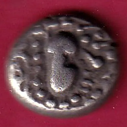 ANCIENT INDIA GADHAYA DYNASTY KING PORTRAIT COIN SK 1357