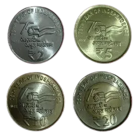 Akam Set of 4 Coins 2022 Year Mumbai mint