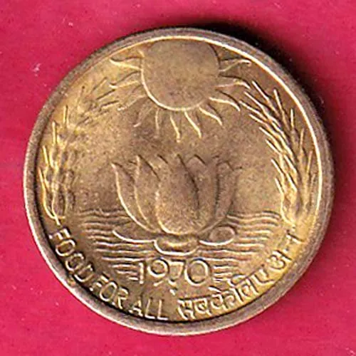 unc Republic 1970 Food For All 20 Pisa Coin sk 1756