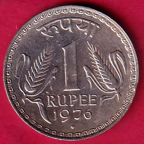 Republic India 1976 One rupee coin sk 1822