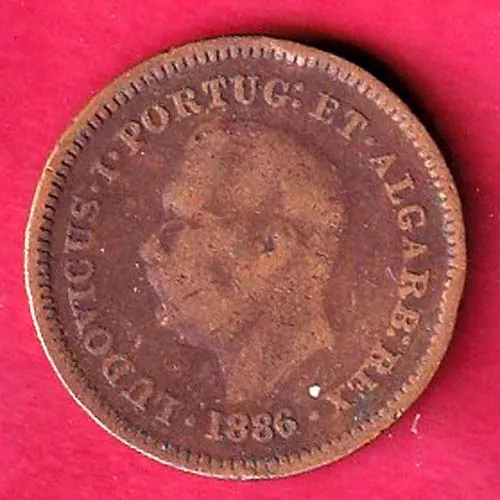 India Porugueza 1886 Ludovicus Quarto De Tanga sk 1880