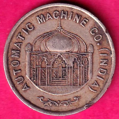 Automatic Machine India Burma And Ceylon 25 Rare Token HSK 71