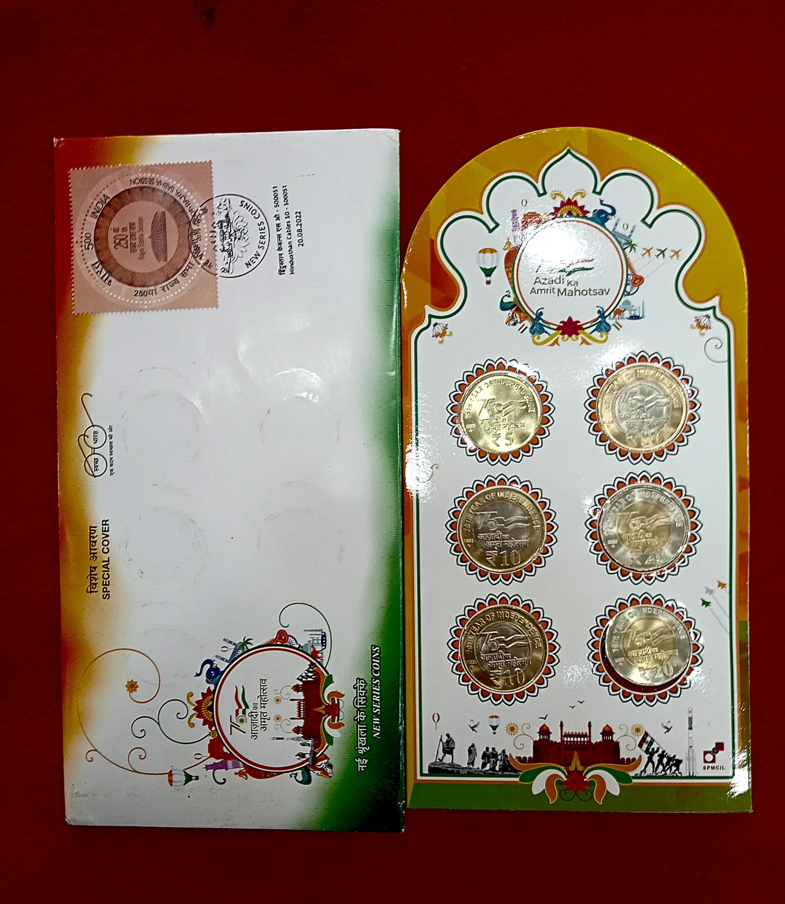 AZADI KA AMRIT MAHOTSAV SPECIAL COVER ISSUED BY CHIEF POSTMASTER GENERAL TELANGANA CIRCLE WITH CANCELLATION STAMP